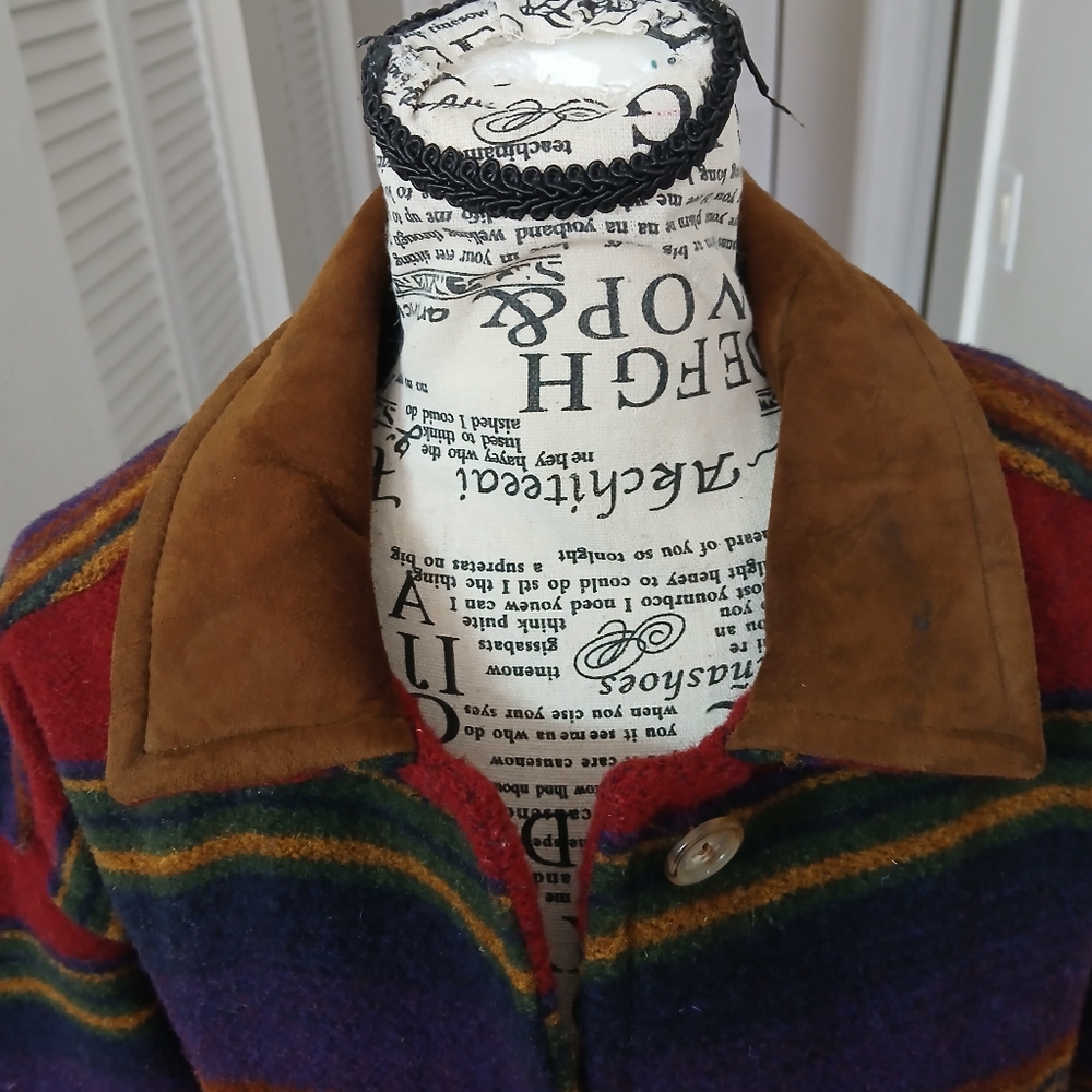 Vintage Woolrich Long Wool Southwestern‎ Blanket coat - Picture 12 of 12